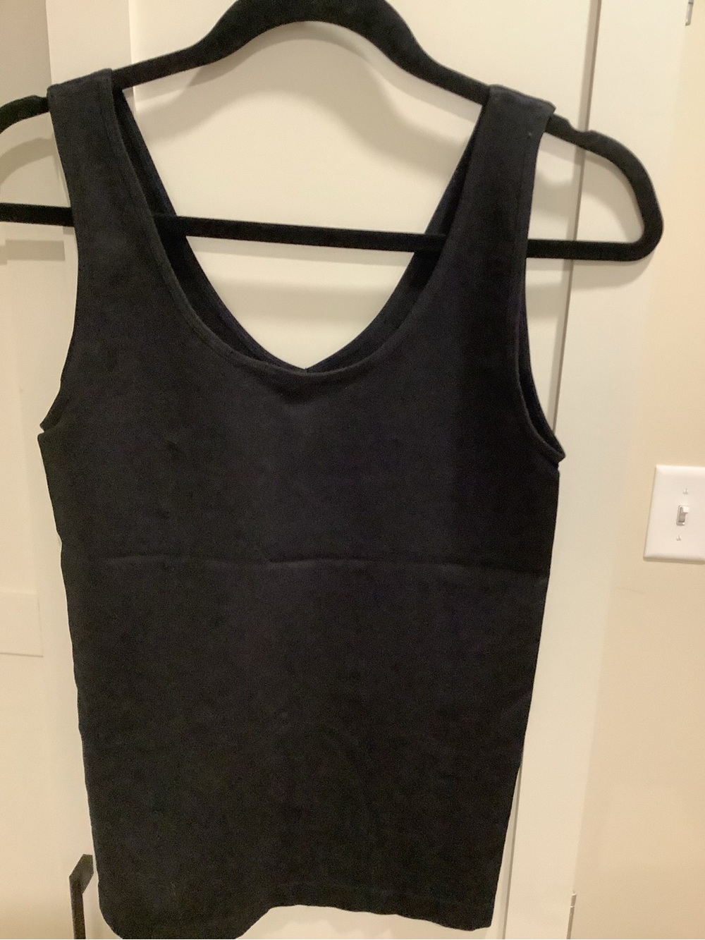 Zenana 2-way Black Scoop Neck Tank Top - Picture 4 of 6